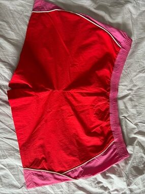 BDG Hot Pink Elastic Waist Athletic Shorts